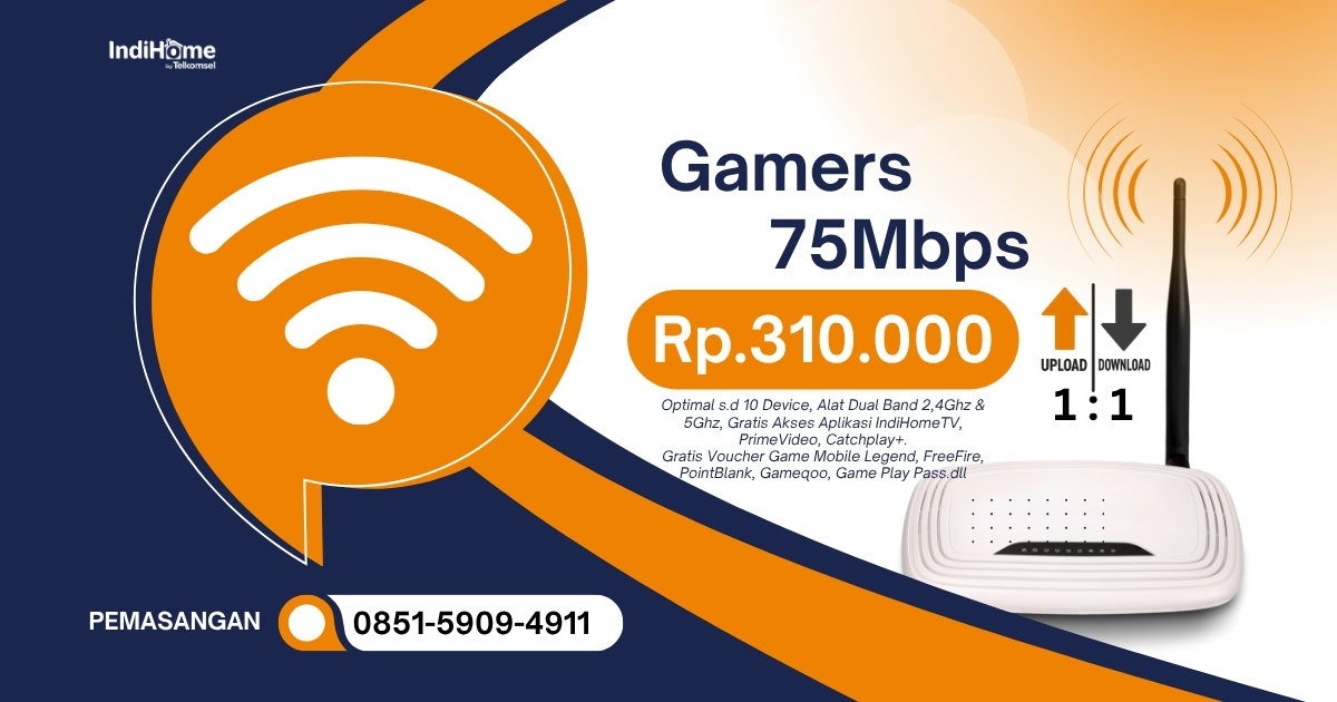 Gamers 75Mbps